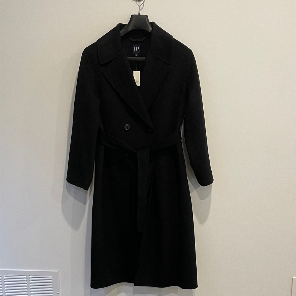 NWT GAP Petite Double Face Wool-Blend Coat